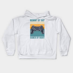 Mommy by day gamer by night Kids Hoodie